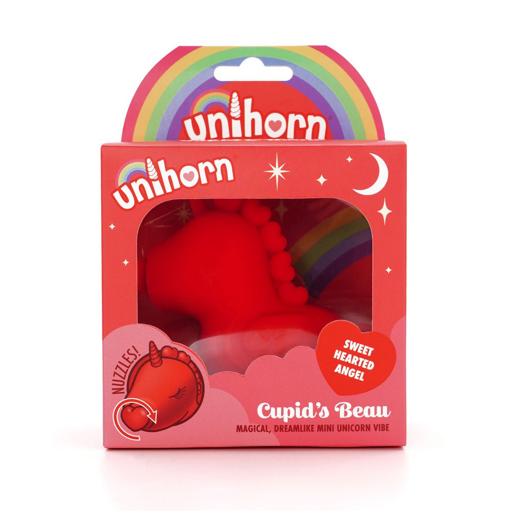 Unihorn - Cupid's Beau - USB Rechargeable Heart Nosed Stimulator - Pleasure Den
