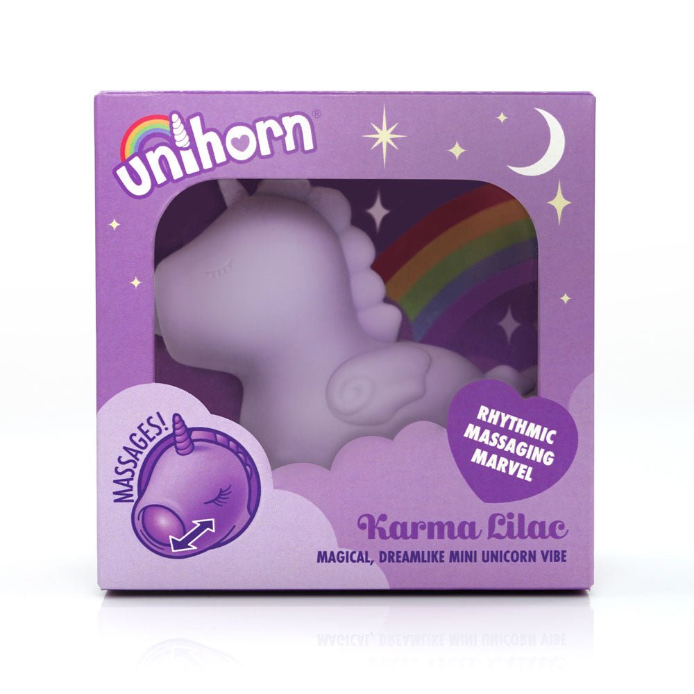 Unihorn - Karma Lilac - Lilac USB Rechargeable Flicking Stimulator - Pleasure Den