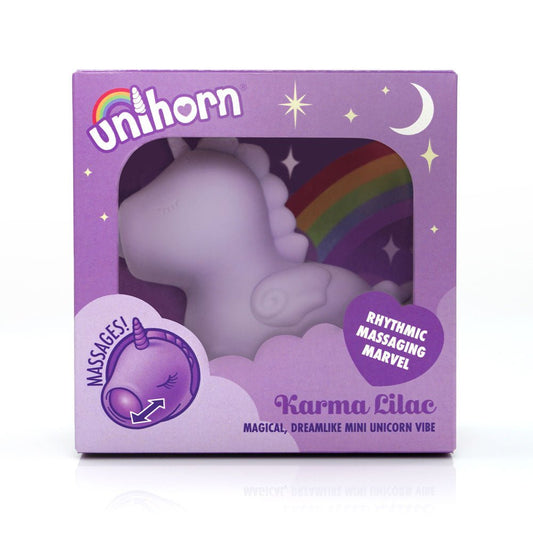 Unihorn - Karma Lilac - Lilac USB Rechargeable Flicking Stimulator - Pleasure Den