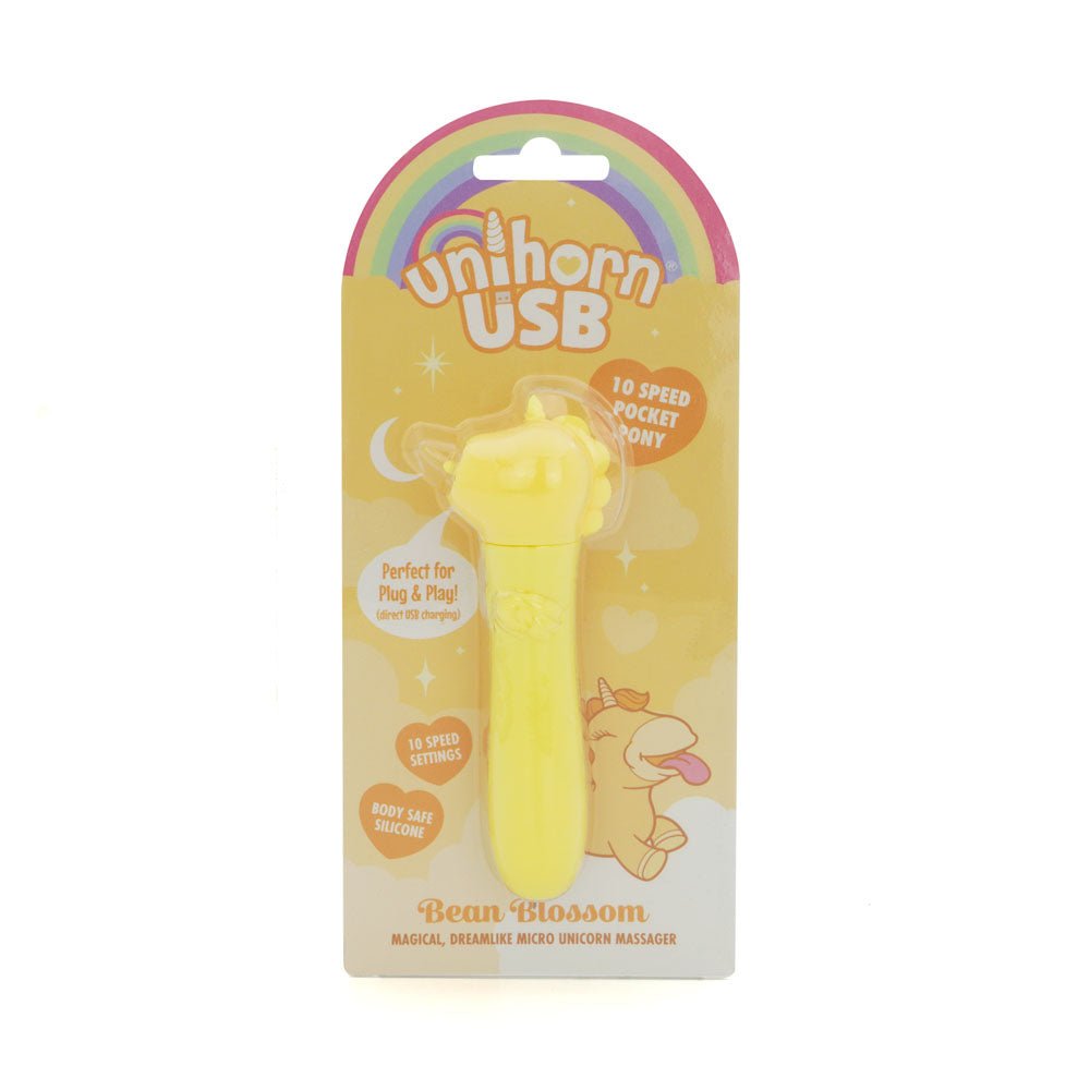 Unihorn - USB Bullet - Bean Blossom - USB Rechargeable Vibrating Bullet - Pleasure Den
