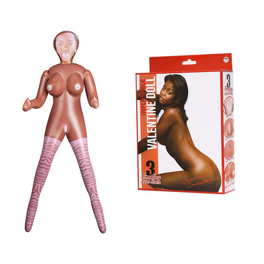 Valentine Doll - Scarlet Constance - Inflatable Sitting Love Doll - Pleasure Den