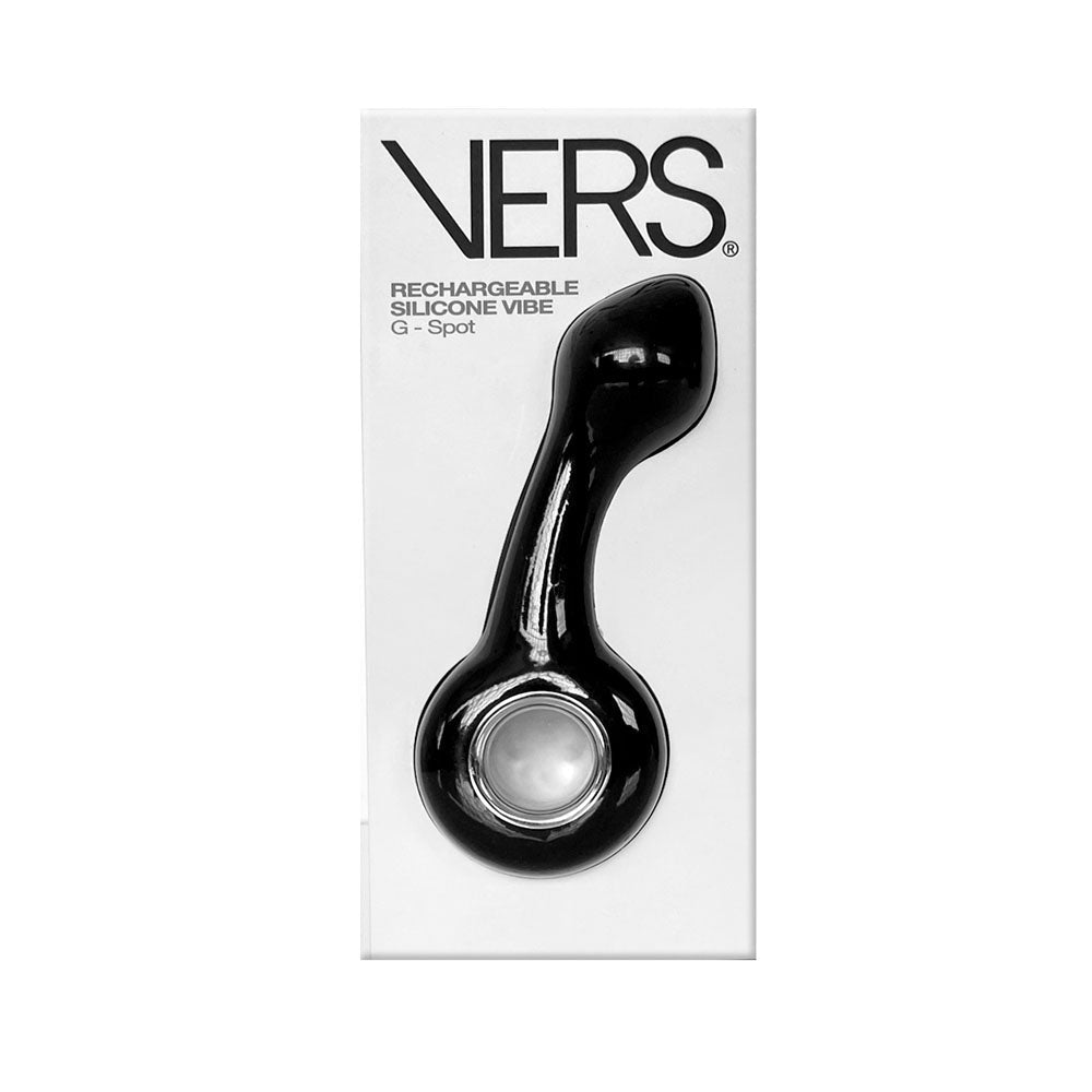 VERS Rechargeable Silicone G Spot Vibe - 13.8 cm USB Rechargeable Vibrator - Pleasure Den
