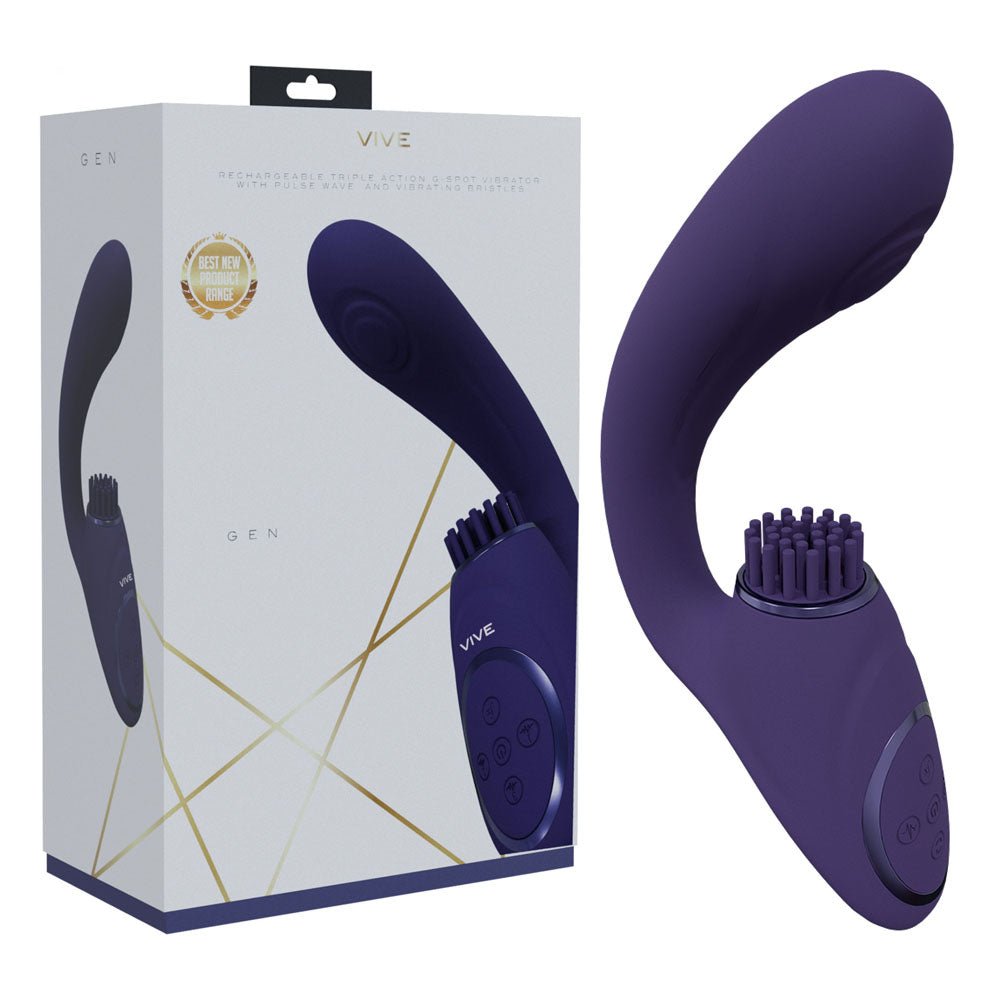 VIVE Gen - USB Rechargeable Triple Motor Vibrator - Pleasure Den