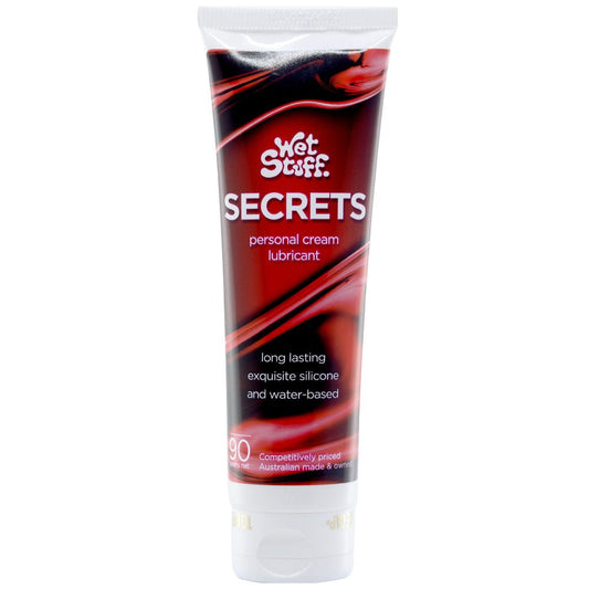Wet Stuff Secrets - 90g Tube - Hybrid Lubricant - 90 gram Tube - Pleasure Den