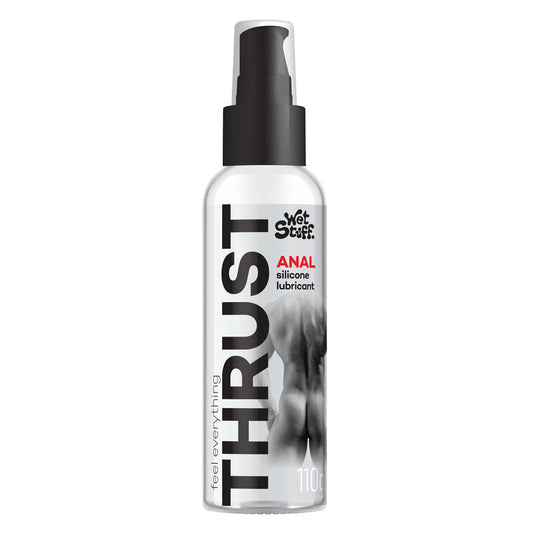 Wet Stuff Thrust - 110g Pump - Anal Silicone Lubricant - 110 gram Pump Bottle - Pleasure Den