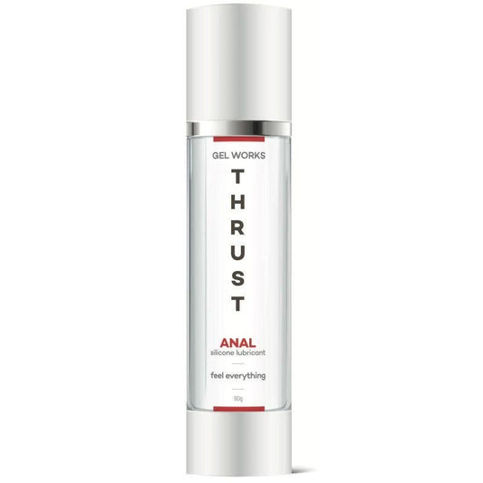 Wet Stuff Thrust - Anal Silicone Lubricant - 90 gram Airless Bottle - Pleasure Den