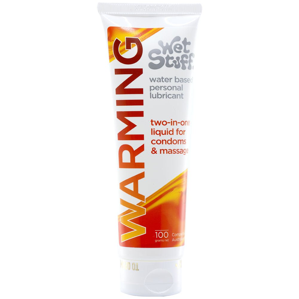 Wet Stuff Warming - 100g Tube - Warming Water Based Lubricant - 100 gram Tube - Pleasure Den