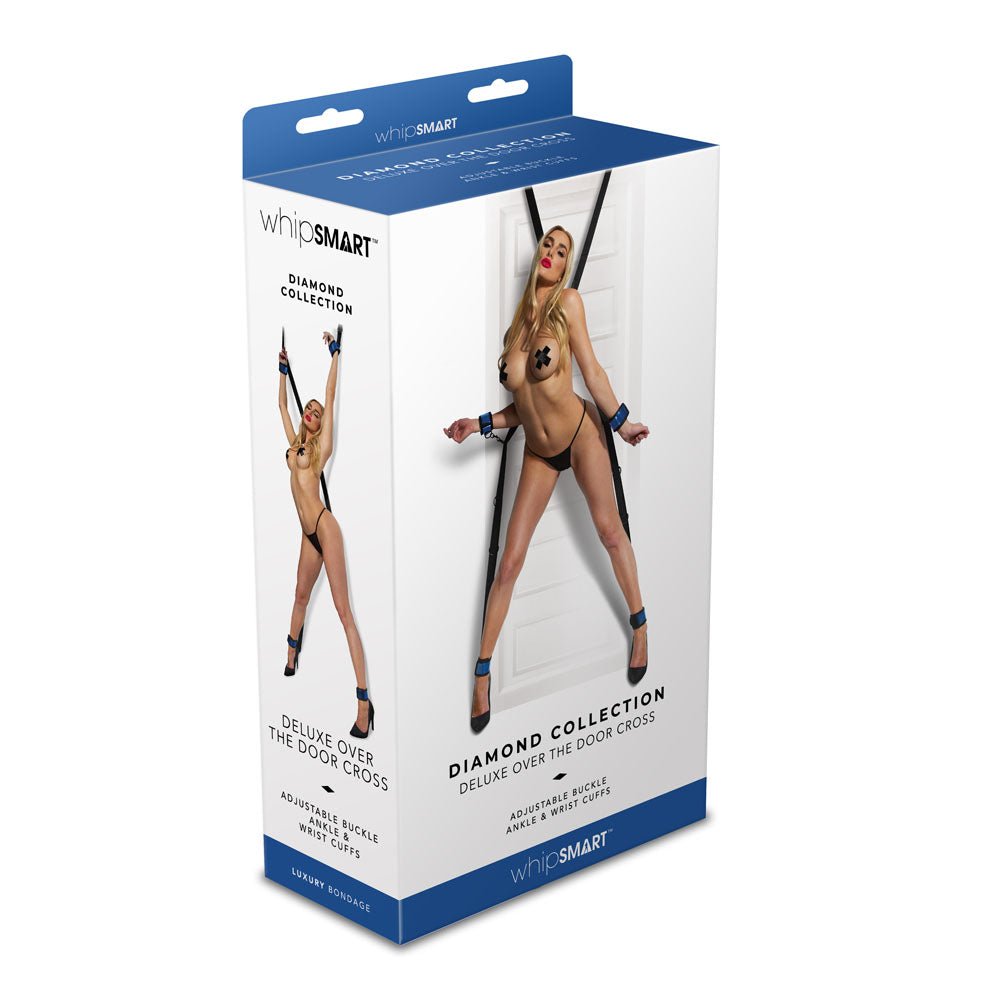 WhipSmart Diamond Deluxe Over The Door Cross - Restraints - Pleasure Den
