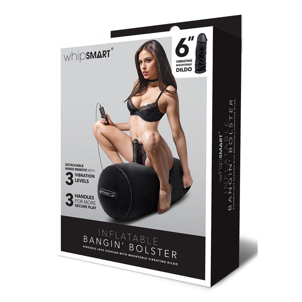 Whipsmart Inflatable Bangin Bolster - Inflatable Cushion with 6'' Vibrating Dong - Pleasure Den