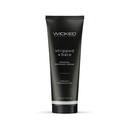 Wicked SAGE + SEA SALT Sensual Massage Cream - Scented Massage Cream - 120 ml Tube - Pleasure Den