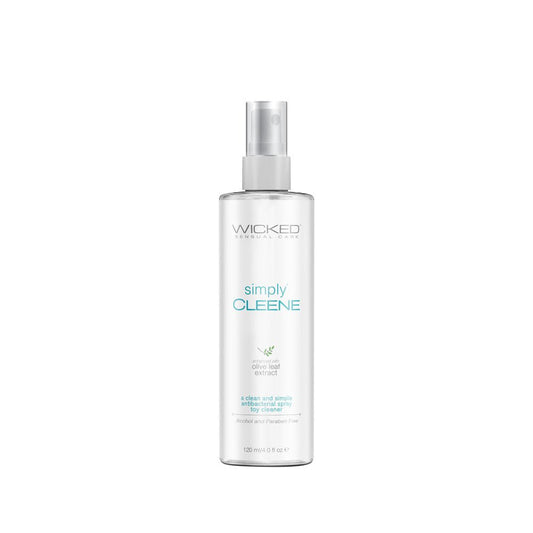 Wicked Simply Cleene - Unscented Antibacterial Toy Cleaner - 120 ml (4 oz) Bottle - Pleasure Den