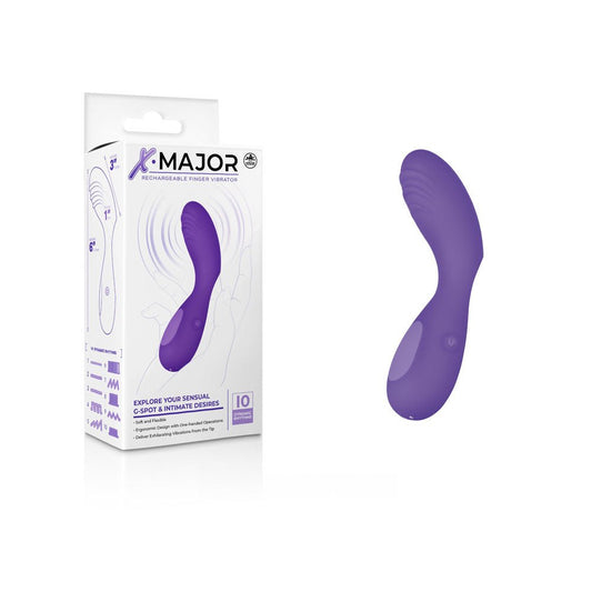X Major Finger Vibe - USB Rechargeable Finger Stimulator - Pleasure Den