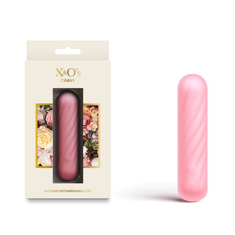 X & O's Crave - Light - Light 10.5 cm USB Rechargeable Bullet - Pleasure Den