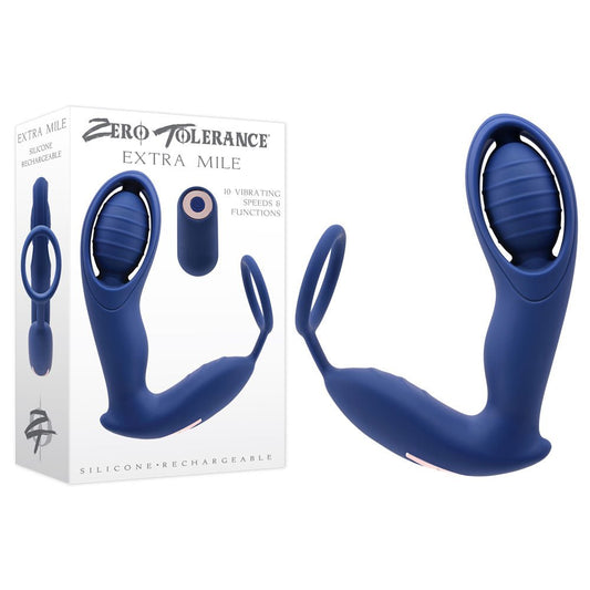 Zero Tolerance EXTRA MILE - USB Rechargeable Vibrating Prostate Massager - Pleasure Den