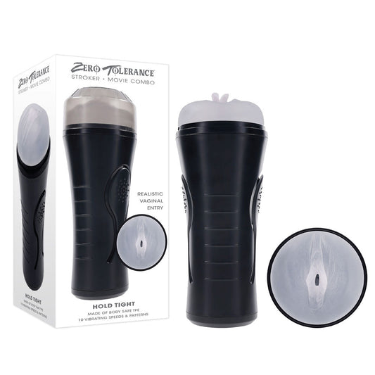 Zero Tolerance HOLD TIGHT - USB Rechargeable Vibrating Vagina Stroker - Pleasure Den