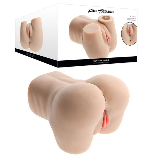 Zero Tolerance ROCK MY WORLD - USB Rechargeable Doggy Style Thrusting Mini Torso Masturbator - Pleasure Den