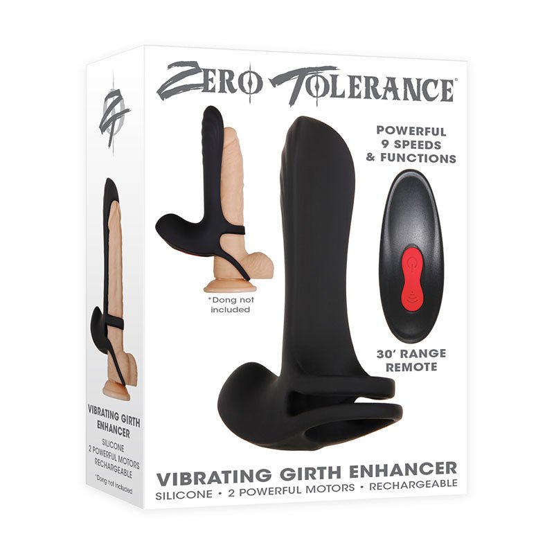 Zero Tolerance Vibrating Girth Enhancer - USB Rechargeable Sleeve with Wireless Remote - Pleasure Den