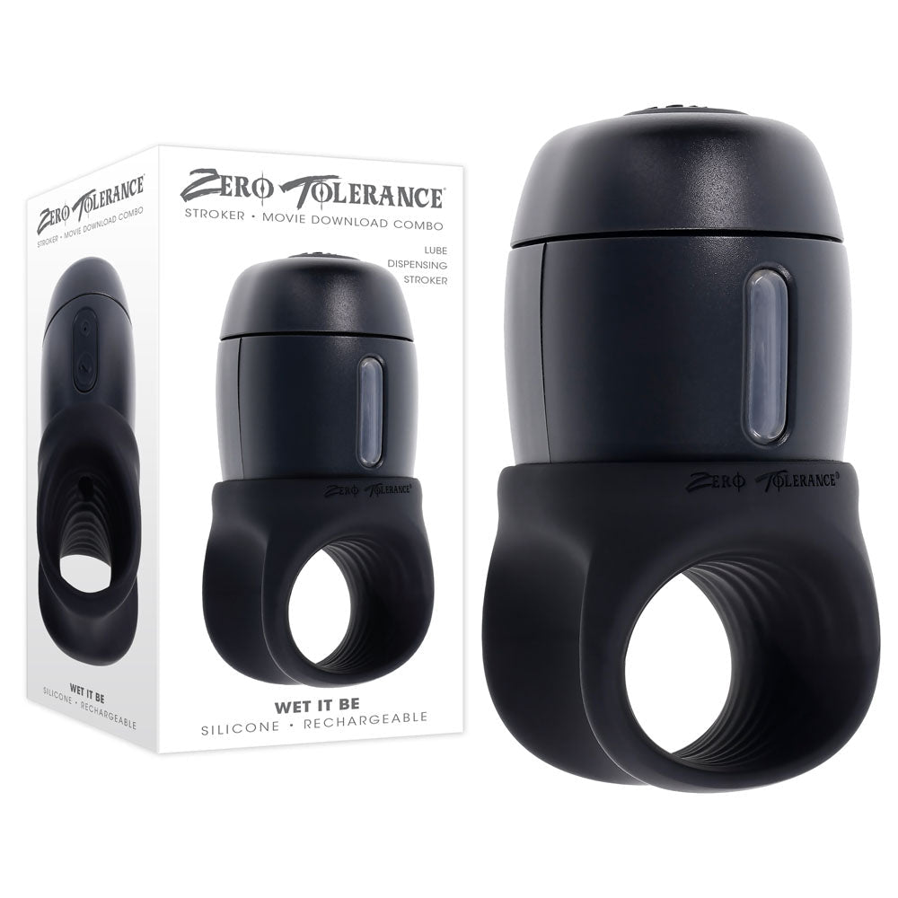 Zero Tolerance WET IT BE - USB Rechargeable Vibrating and Self Lubricating Stroker - Pleasure Den