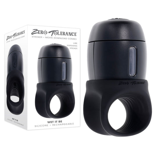Zero Tolerance WET IT BE - USB Rechargeable Vibrating and Self Lubricating Stroker - Pleasure Den