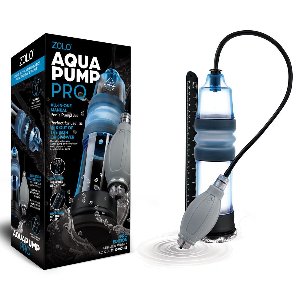 Zolo Aquapump Pro - Water Penis Pump - Pleasure Den