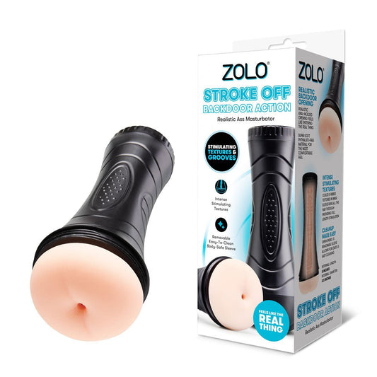 Zolo STROKE OFF Backdoor Action - Anal Stroker - Pleasure Den