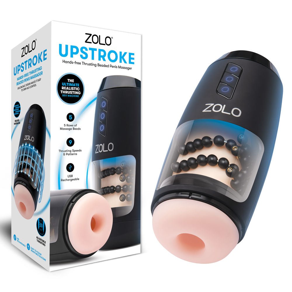 Zolo Upstroke - USB Rechargeable Auto Thrusting Masturbator - Pleasure Den