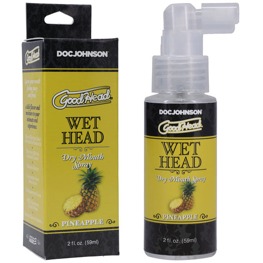 GoodHead Wet Head Dry Mouth Spray - Pineapple Flavoured - 59 ml Bottle