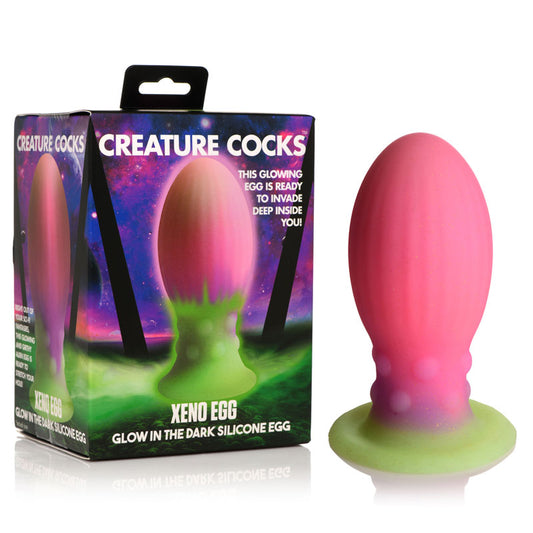 Creature Cocks Xeno Egg - Glow in Dark  13.3 cm Large Fantasy Plug