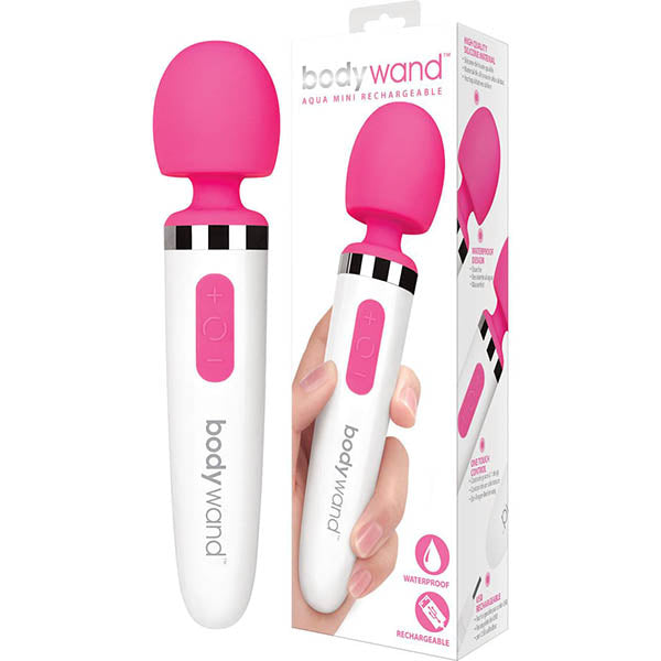 Bodywand Aqua Mini Rechargeable - Pink/ USB Rechargeable Massager Wand