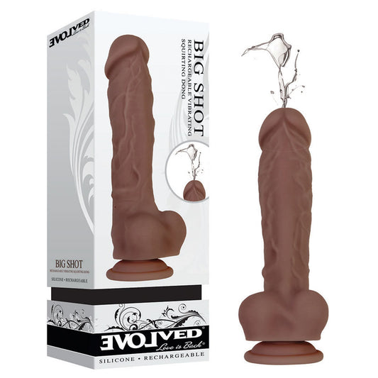 Evolved Big Shot -  -  20.3 cm (8'') USB Rechargeable Squirting Dong