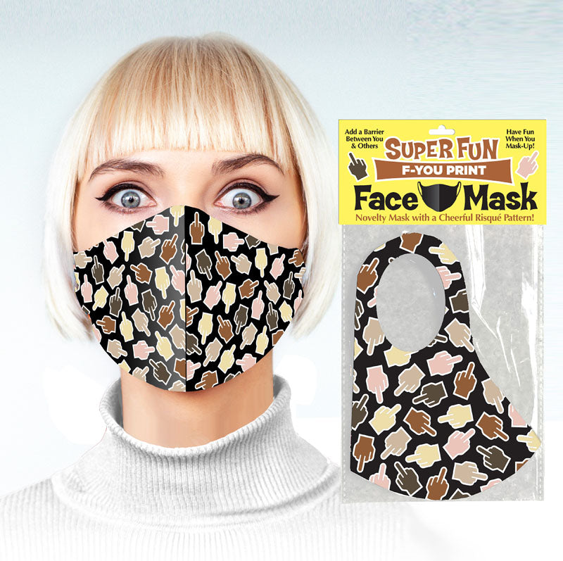 Super Fun F U FINGER Mask