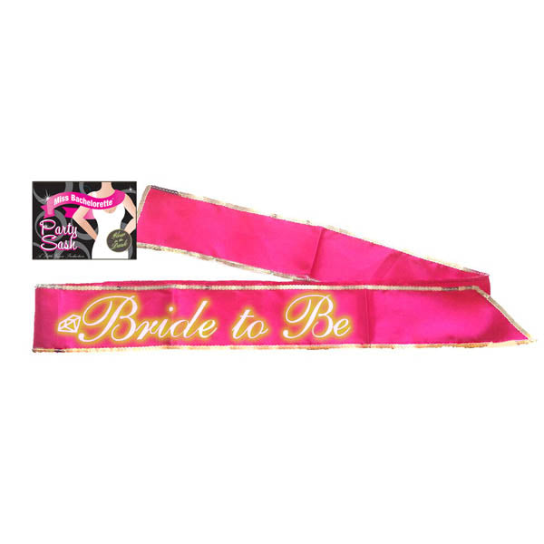 Bride-To-Be Sash - Glow In The Dark