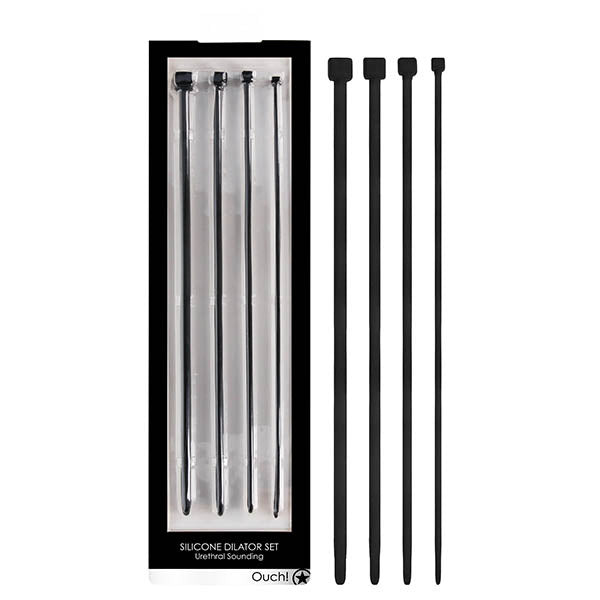 OUCH! Urethral Sounding Dilator Set -  Silicone Urethral Sound Set