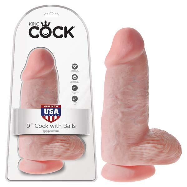 King Cock Chubby -  22.9 cm (9'') Dong