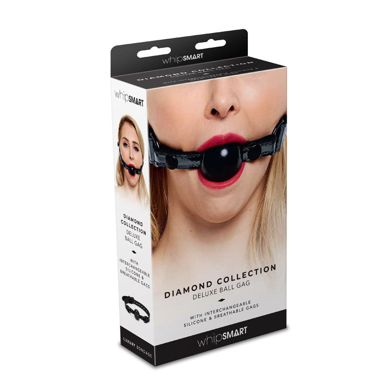 WhipSmart Diamond Ball Gag -  Mouth Restraint