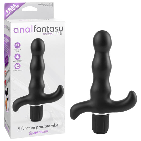 Anal Fantasy Collection 9-function Prostate Vibe - 11.4 cm (4.5'') Vibrating Prostate Massager - Pleasure Den