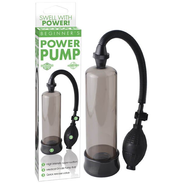 Beginner's Power Pump - Smoke Penis Pump - Pleasure Den