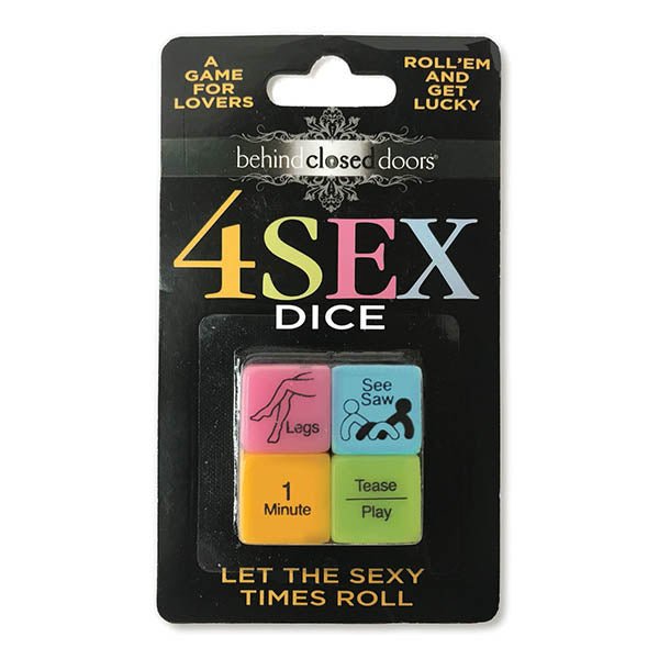 Behind Closed Doors - 4 Sex Dice - Dice Game for Couples - Pleasure Den