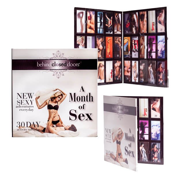 Behind Closed Doors - A Month of Sex - 30 Day Activity Calendar - Pleasure Den
