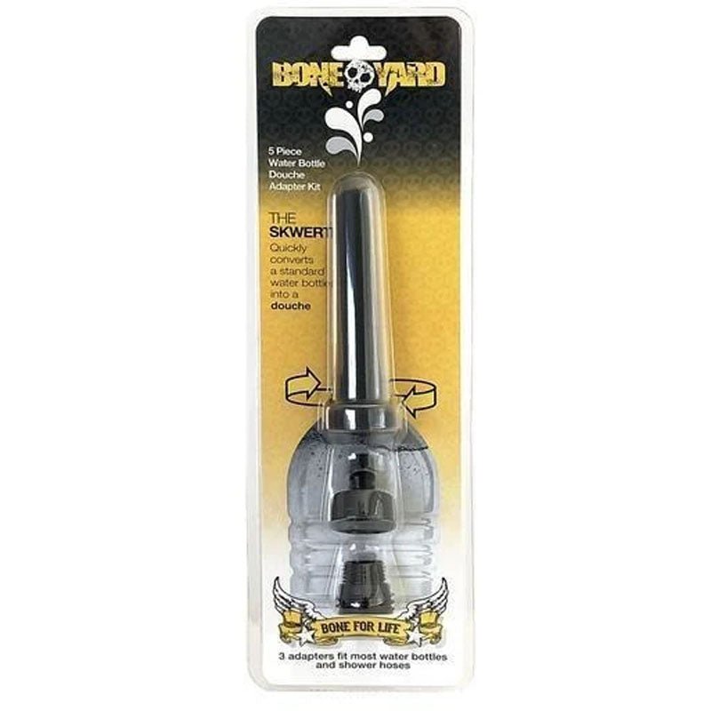 Boneyard The Skwert - 5 Piece Water Bottle Douche Adapter Kit - Pleasure Den