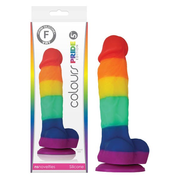 Colours Pride Edition - 5'' Dong - Rainbow 12.7 cm Dong - Pleasure Den