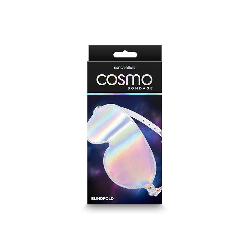 Cosmo Bondage Blindfold - Rainbow - Metallic Rainbow Eye Restraint - Pleasure Den