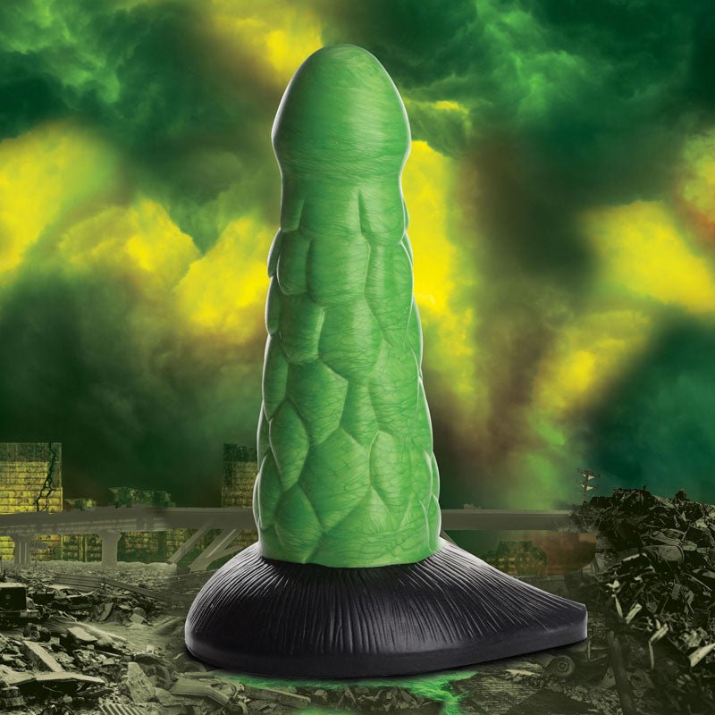 Creature Cocks Radioactive Reptile Thick Scaly Silicone Dildo - 19 cm Dildo - Pleasure Den