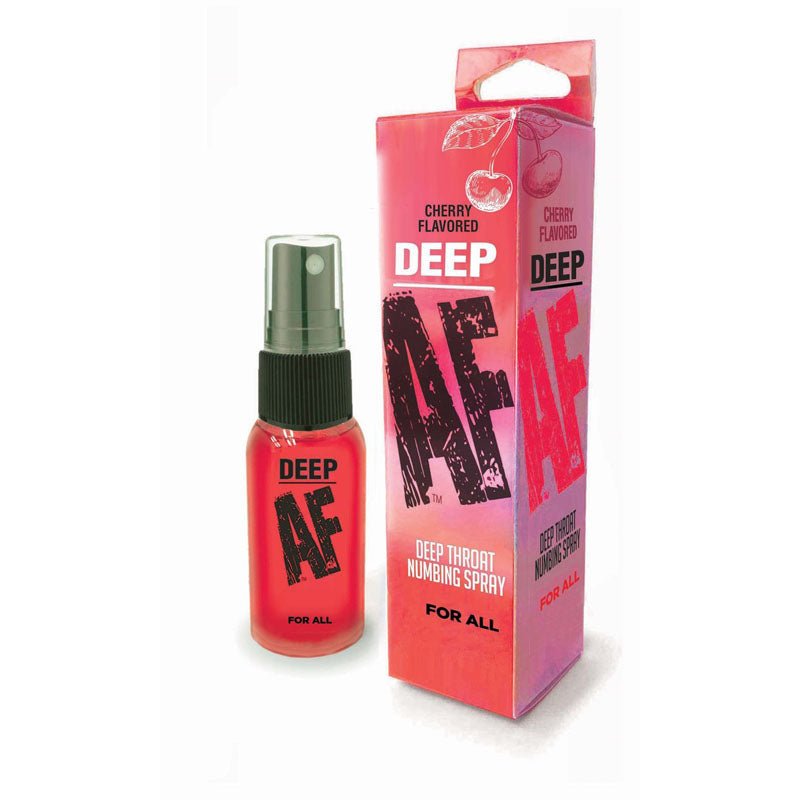 Deep AF - Cherry - Cherry Flavoured Deep Throat Spray - 29 ml - Pleasure Den