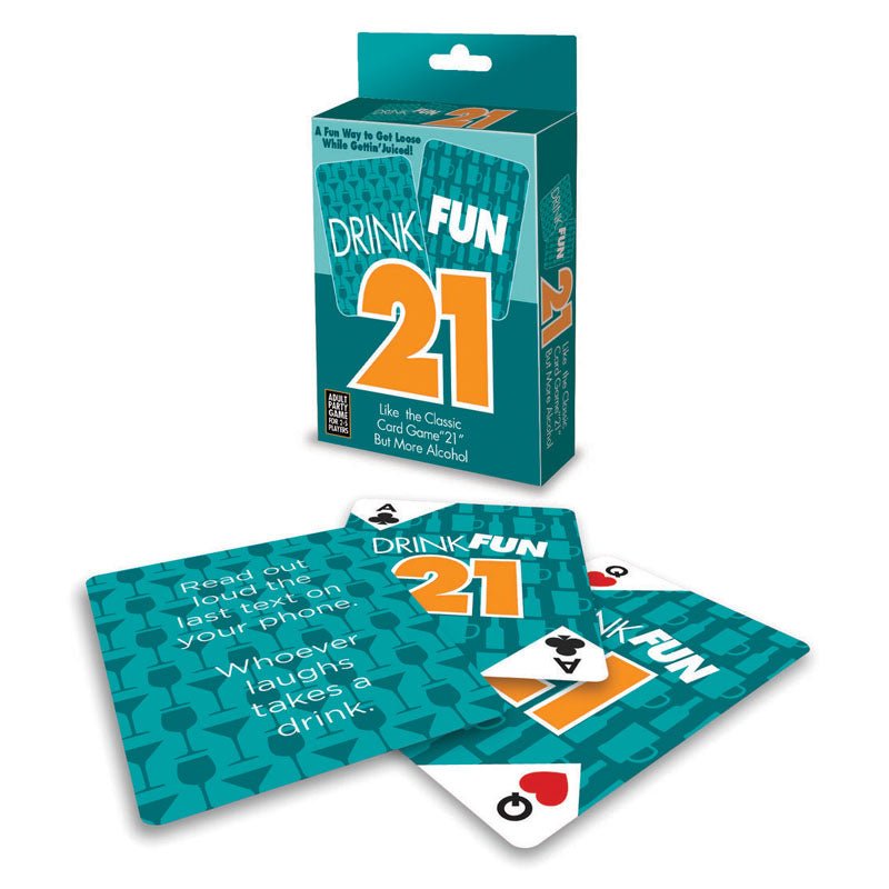 Drink Fun 21 - Adult Drinking Party Game - Pleasure Den