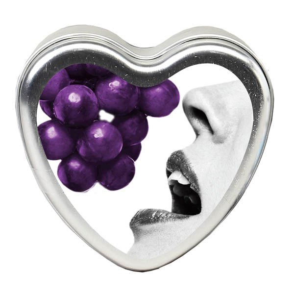 Edible Massage Candle - Grape Flavoured - 113 g - Pleasure Den
