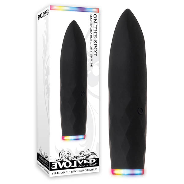 Evolved On The Spot - 9.1 cm (3.6'') USB Rechargeable Bullet - Pleasure Den