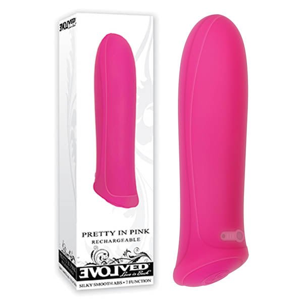 Evolved Pretty In - 8.6 cm (3.4'') USB Rechargeable Bullet - Pleasure Den