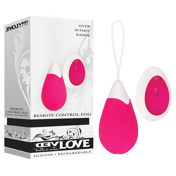 Evolved Remote Control Egg - USB Rechargeable Egg with Wireless Remote Control - Pleasure Den