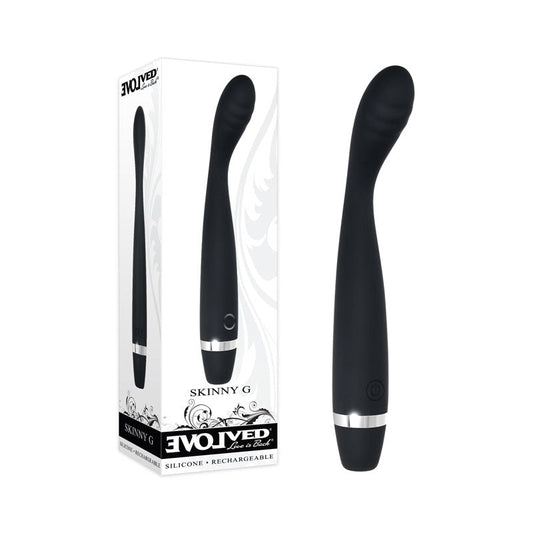 Evolved Skinny G - 17.8 cm USB Rechargeable Vibrator - Pleasure Den